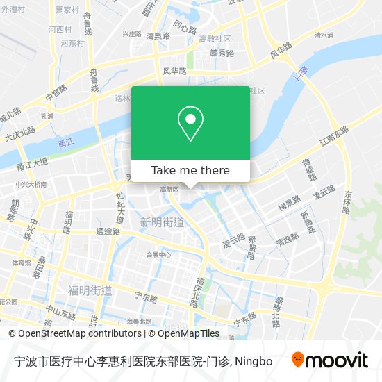 宁波市医疗中心李惠利医院东部医院-门诊 map