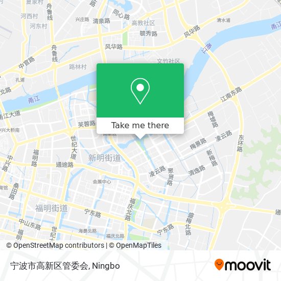 宁波市高新区管委会 map