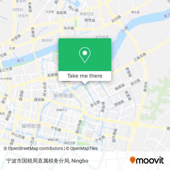 宁波市国税局直属税务分局 map