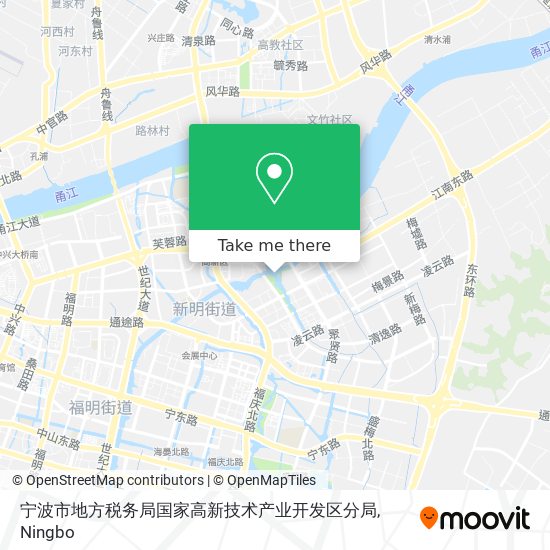 宁波市地方税务局国家高新技术产业开发区分局 map