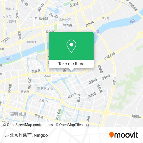 老北京炸酱面 map