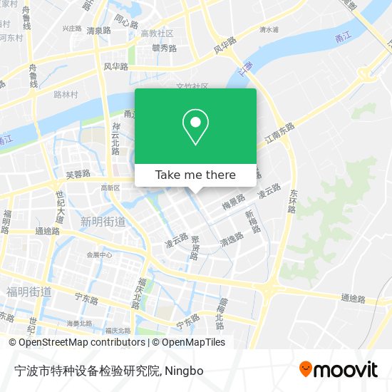 宁波市特种设备检验研究院 map