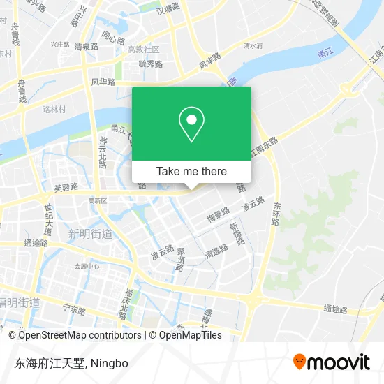 东海府江天墅 map