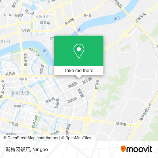 新梅园饭店 map