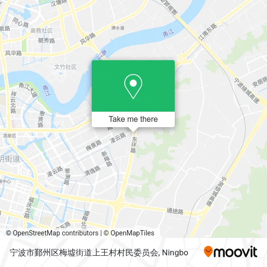 宁波市鄞州区梅墟街道上王村村民委员会 map