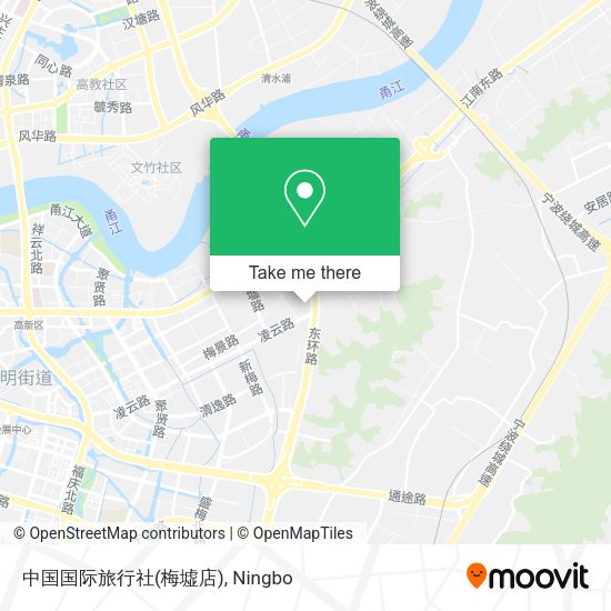 中国国际旅行社(梅墟店) map