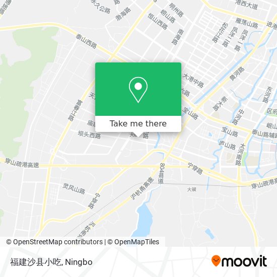 福建沙县小吃 map