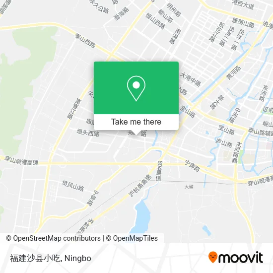 福建沙县小吃 map