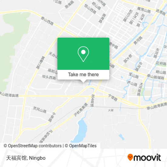 天福宾馆 map