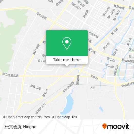 松岚会所 map