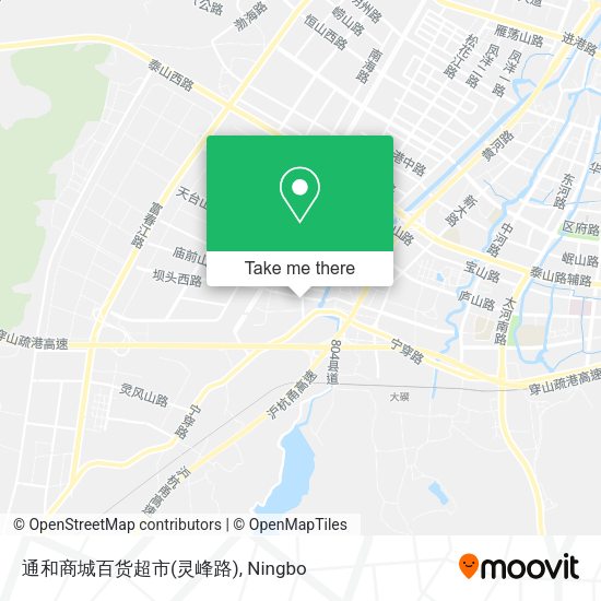 通和商城百货超市(灵峰路) map