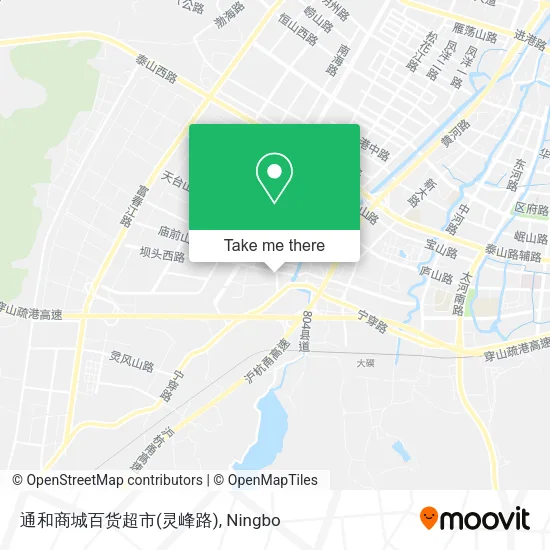 通和商城百货超市(灵峰路) map