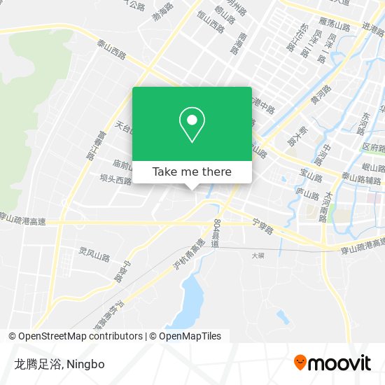 龙腾足浴 map