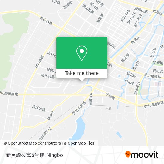 新灵峰公寓6号楼 map