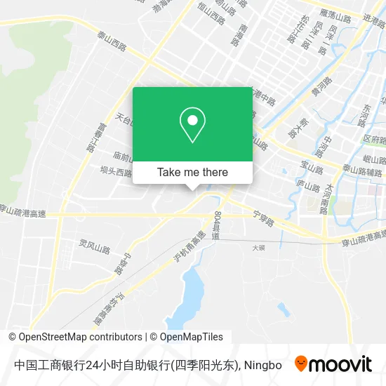 中国工商银行24小时自助银行(四季阳光东) map