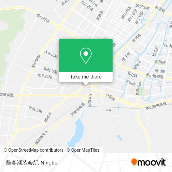 酷客潮装会所 map