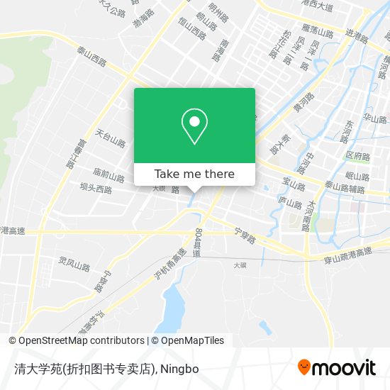 清大学苑(折扣图书专卖店) map