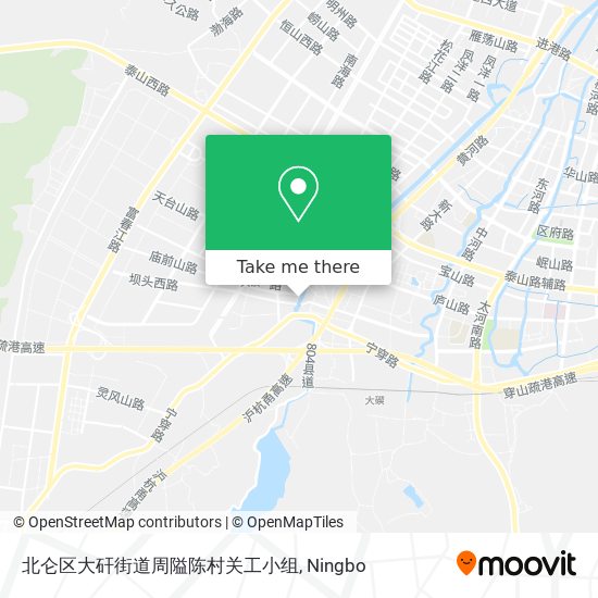 北仑区大矸街道周隘陈村关工小组 map