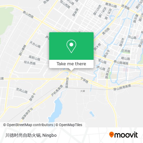 川德时尚自助火锅 map