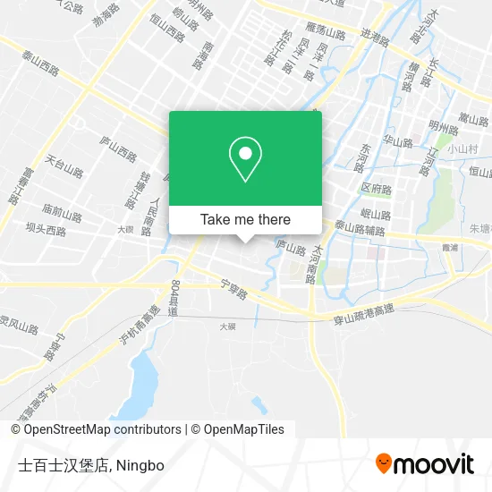 士百士汉堡店 map
