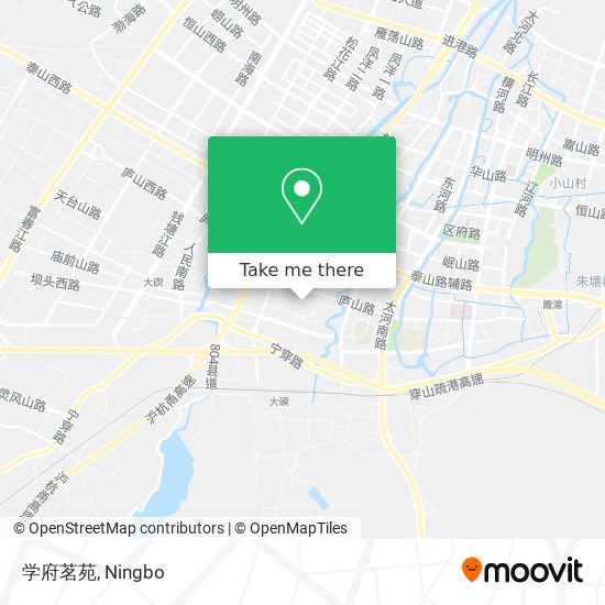 学府茗苑 map