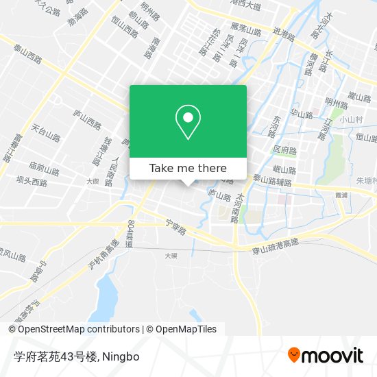 学府茗苑43号楼 map