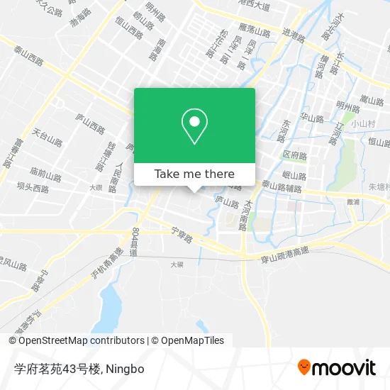 学府茗苑43号楼 map