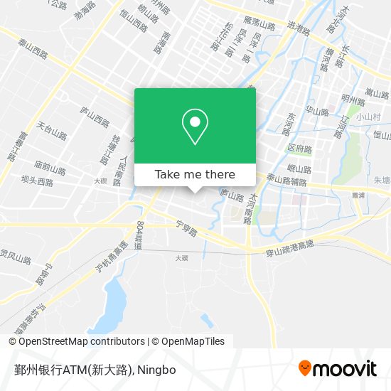 鄞州银行ATM(新大路) map