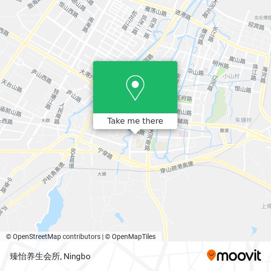 臻怡养生会所 map