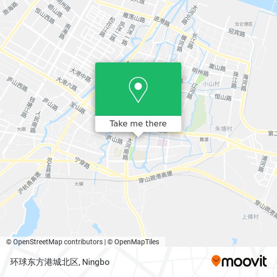 环球东方港城北区 map