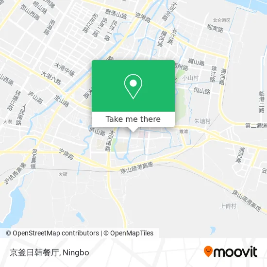 京釜日韩餐厅 map