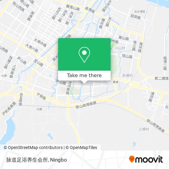 脉道足浴养生会所 map