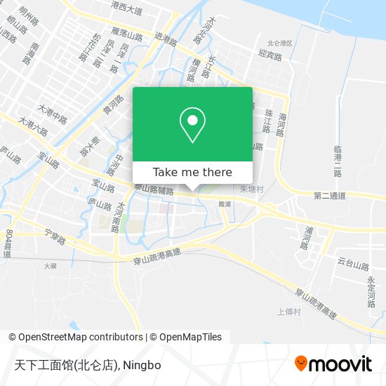 天下工面馆(北仑店) map