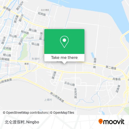 北仑渡假村 map