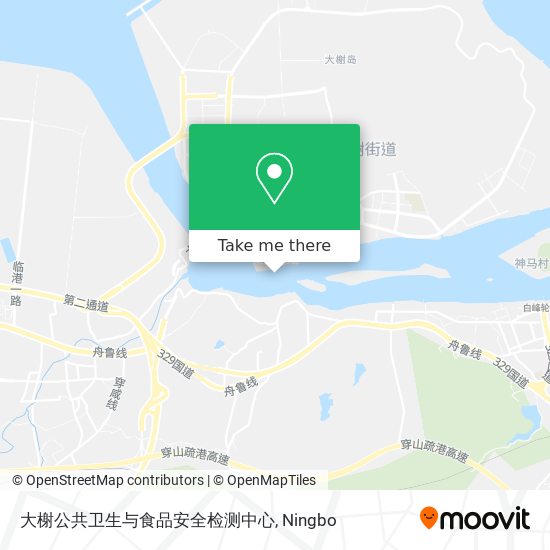 大榭公共卫生与食品安全检测中心 map