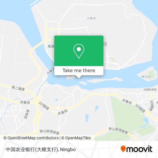 中国农业银行(大榭支行) map