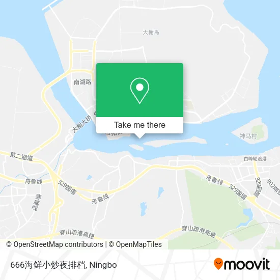 666海鲜小炒夜排档 map