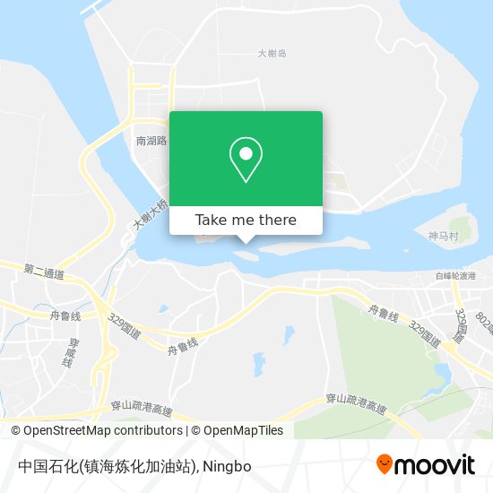 中国石化(镇海炼化加油站) map