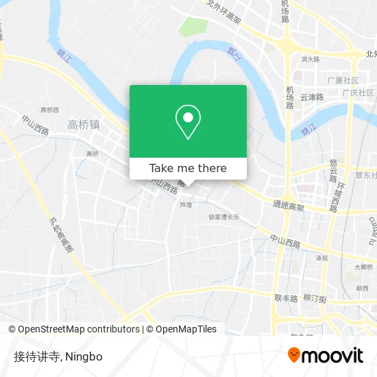 接待讲寺 map