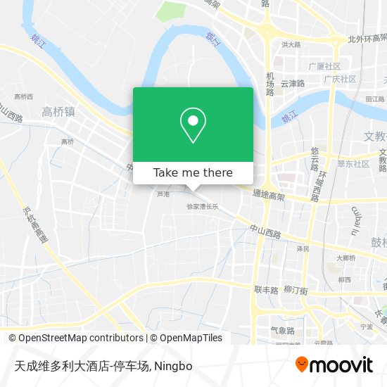 天成维多利大酒店-停车场 map