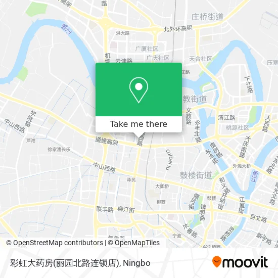 彩虹大药房(丽园北路连锁店) map
