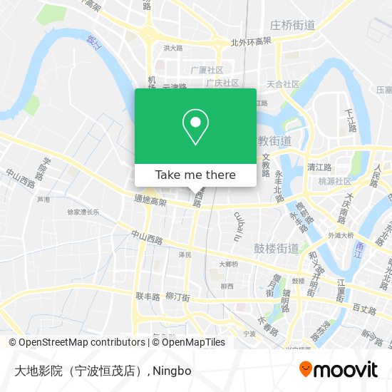 大地影院（宁波恒茂店） map
