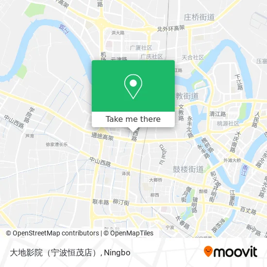 大地影院（宁波恒茂店） map