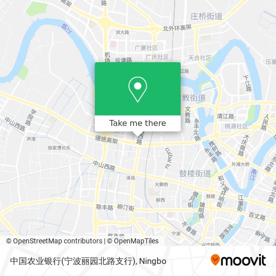 中国农业银行(宁波丽园北路支行) map
