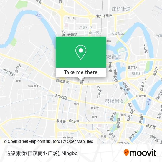 通缘素食(恒茂商业广场) map