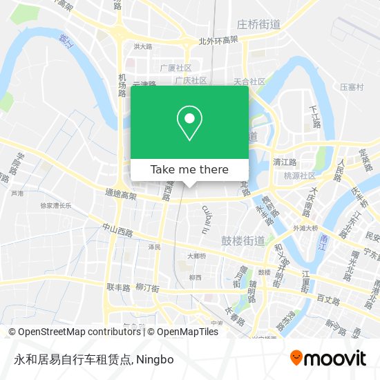 永和居易自行车租赁点 map