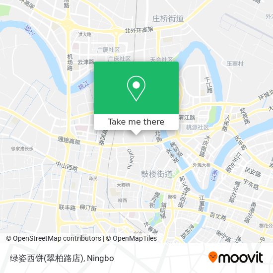 绿姿西饼(翠柏路店) map