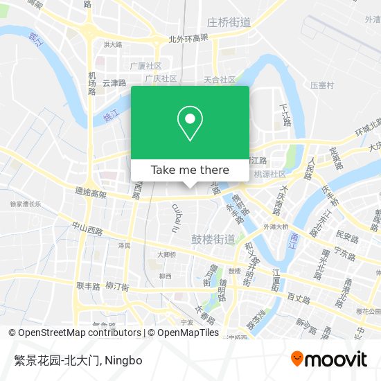 繁景花园-北大门 map