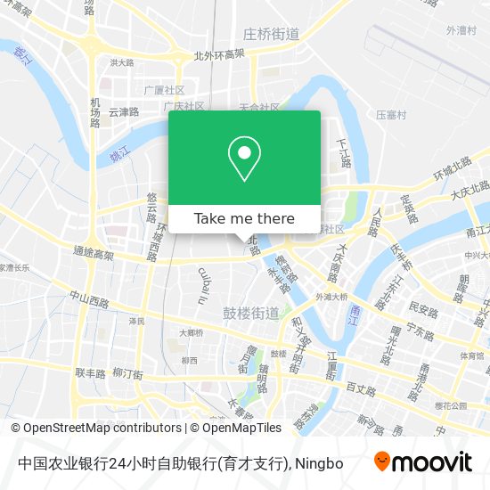 中国农业银行24小时自助银行(育才支行) map