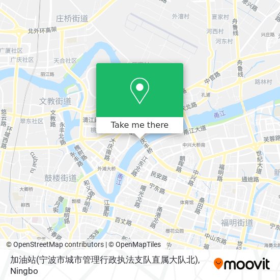 加油站(宁波市城市管理行政执法支队直属大队北) map